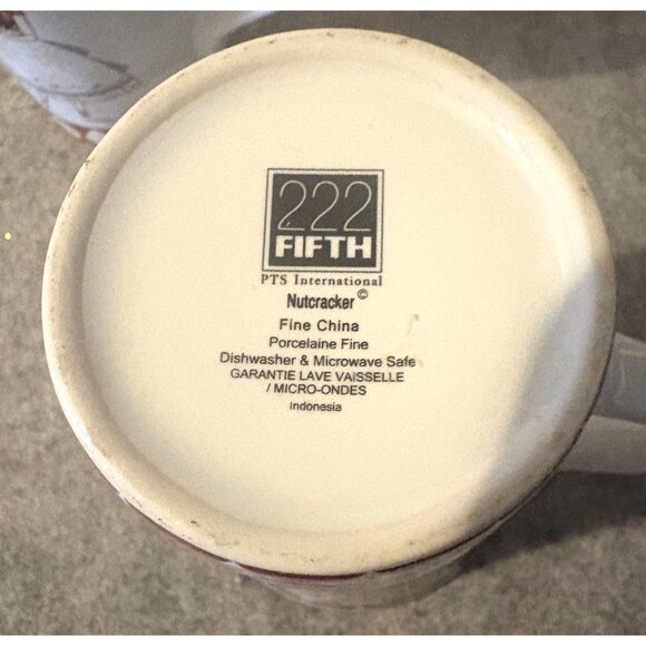 Two 222 Fifth The NutCracker  6.25" Coffee Mugs  # 3044 - Picture 5 of 5